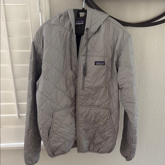 Patagonia Other - Patagonia Gray Puffer Jacket with Quilted Design
